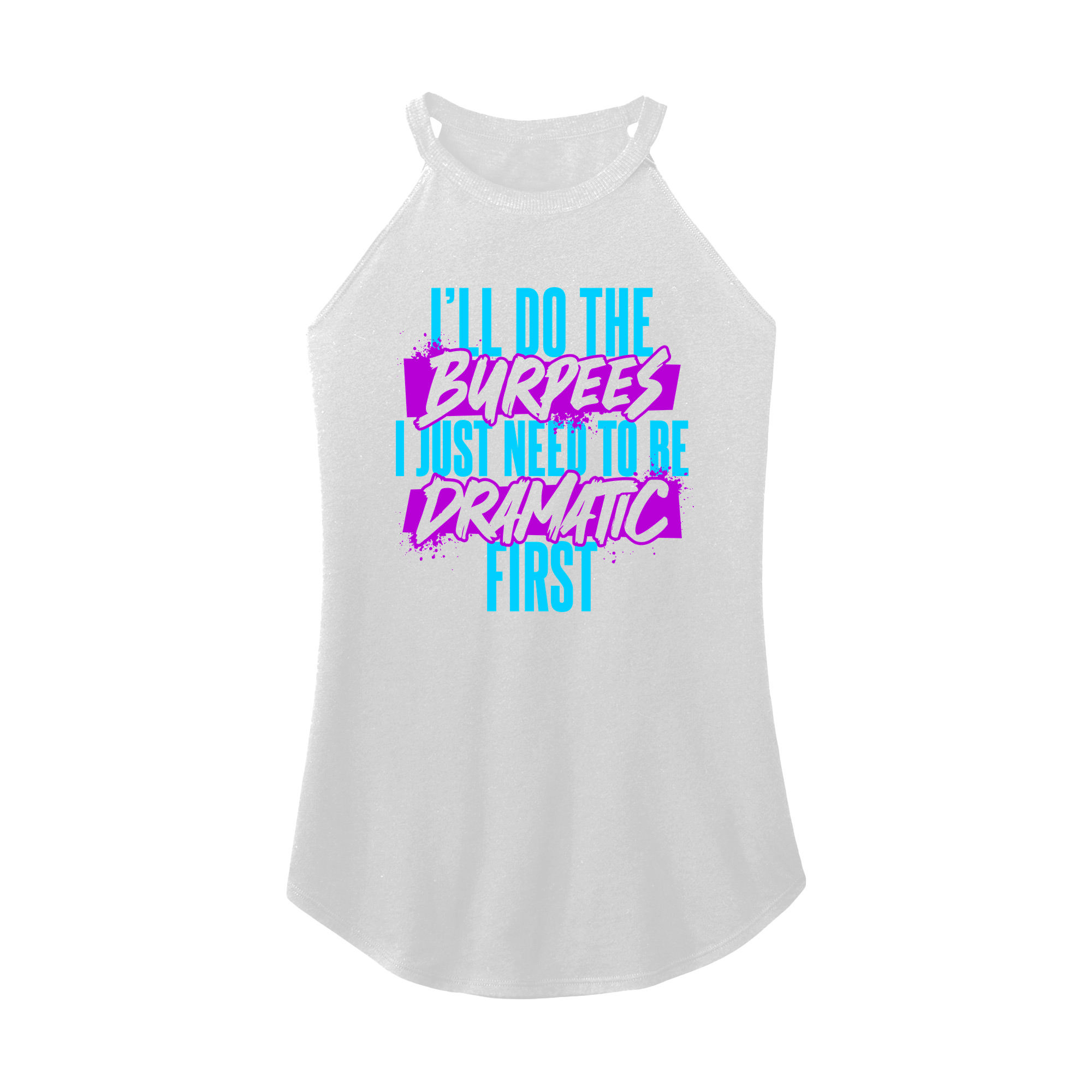 Womens X-Small White Rocker Tank Top