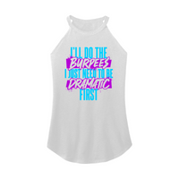 Womens X-Small White Rocker Tank Top