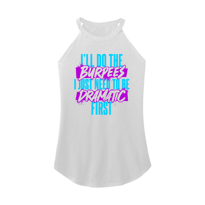 Womens X-Small White Rocker Tank Top