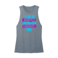 Womens X-Small Teal Muscle Tank