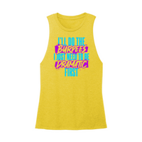Womens X-Small Yellow Muscle Tank