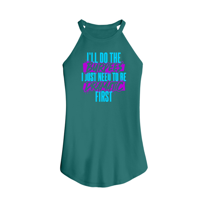 Womens X-Small Teal Tank Top