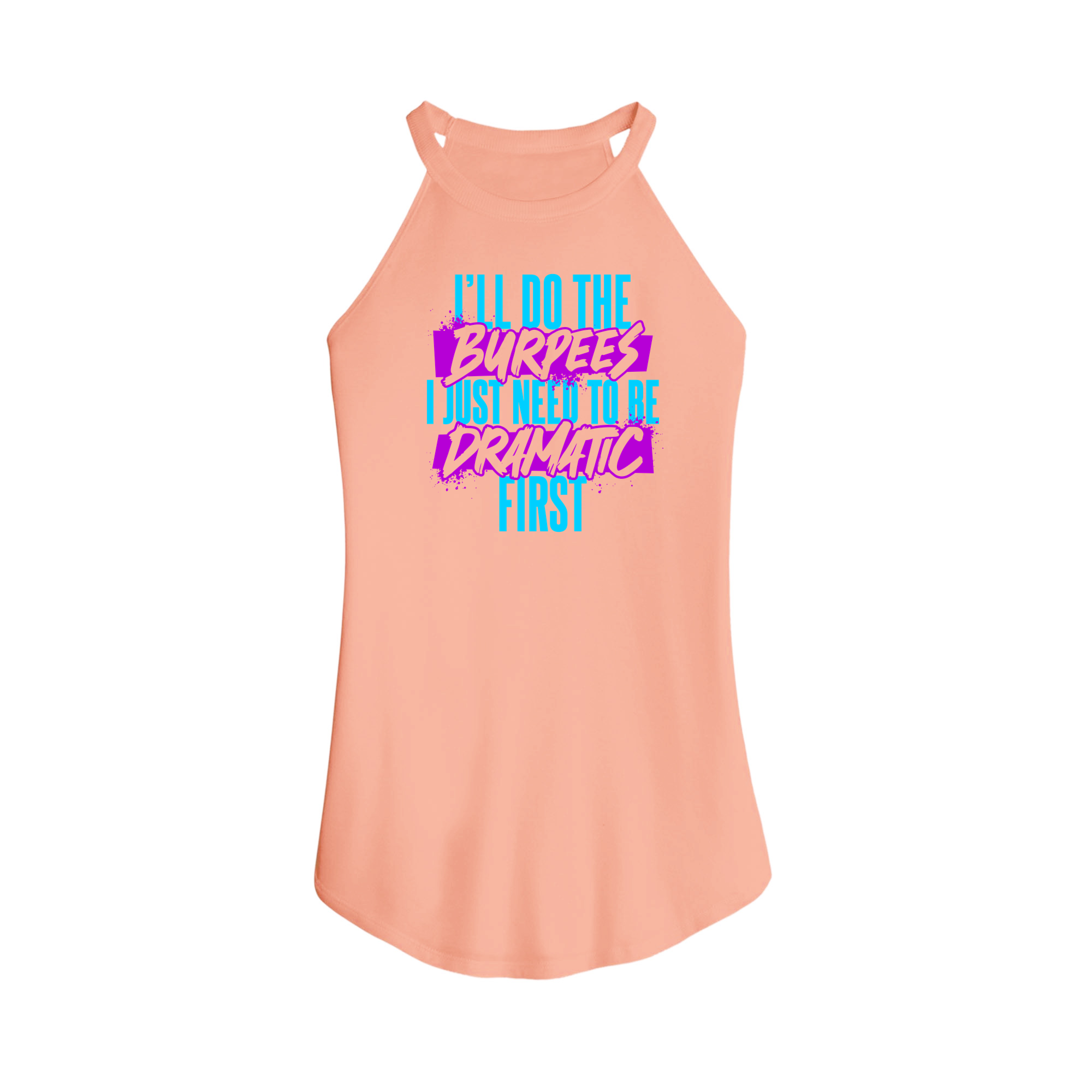 Womens X-Small Peach Tank Top