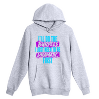 Unisex Small Heather Gray Pullover Hooded Sweatshirt