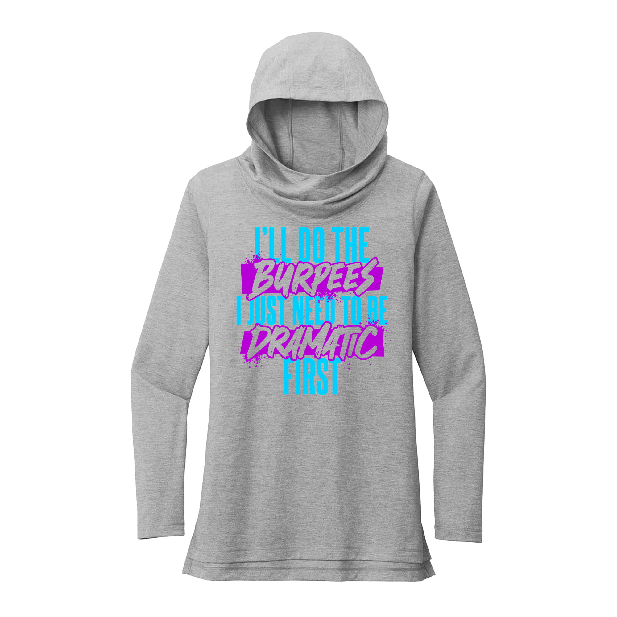 Womens X-Small Heather Gray Hoodie