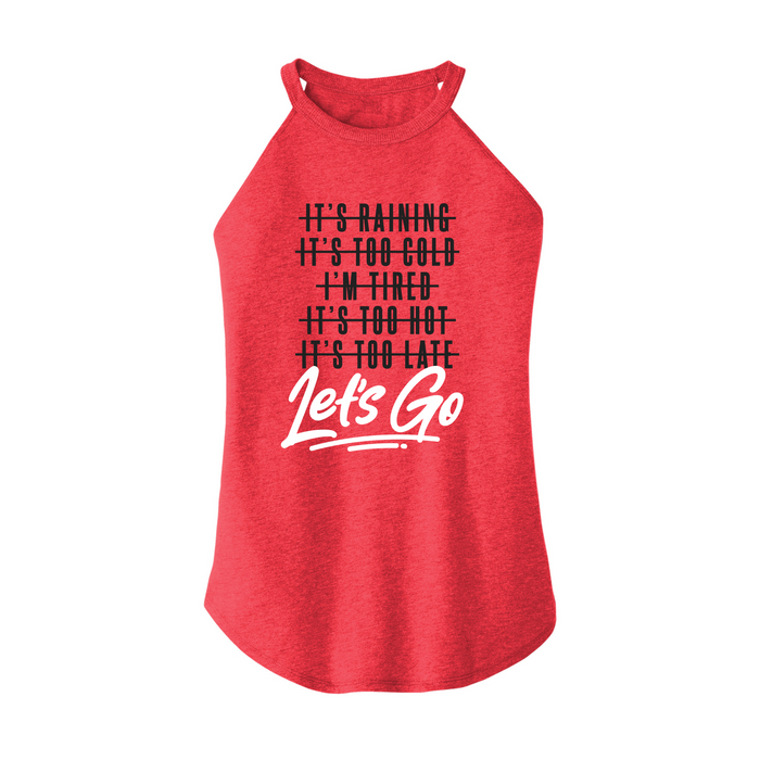 Womens X-Small Red Rocker Tank Top