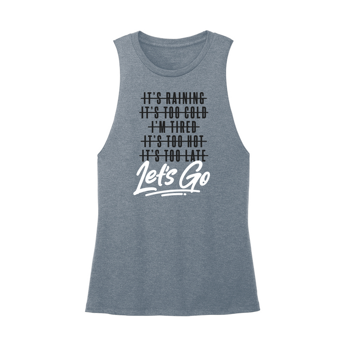 Womens X-Small Teal Muscle Tank
