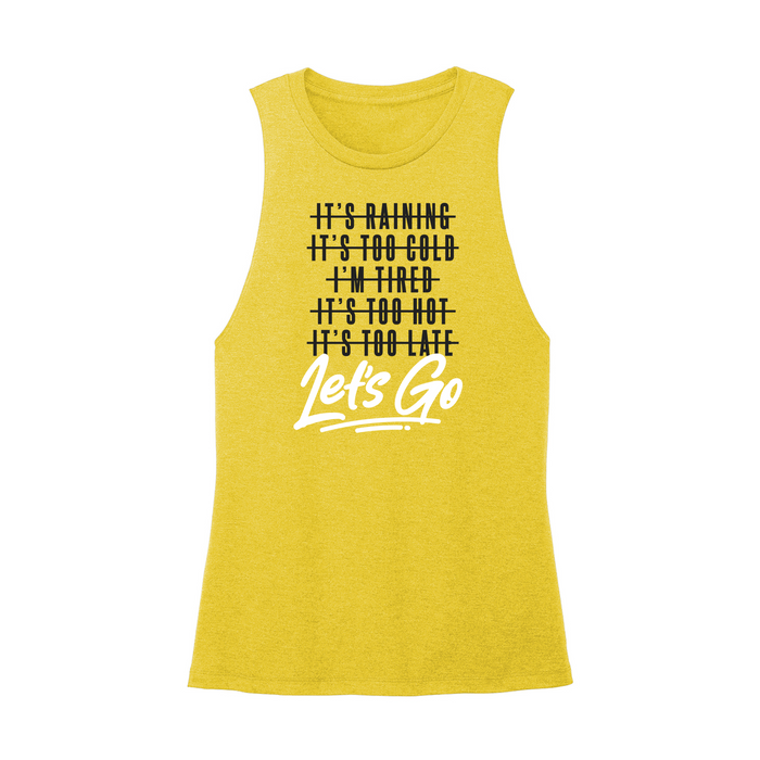 Womens X-Small Yellow Muscle Tank