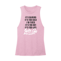 Womens X-Small Light Pink Muscle Tank