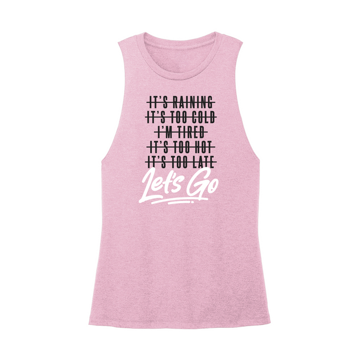Womens X-Small Light Pink Muscle Tank