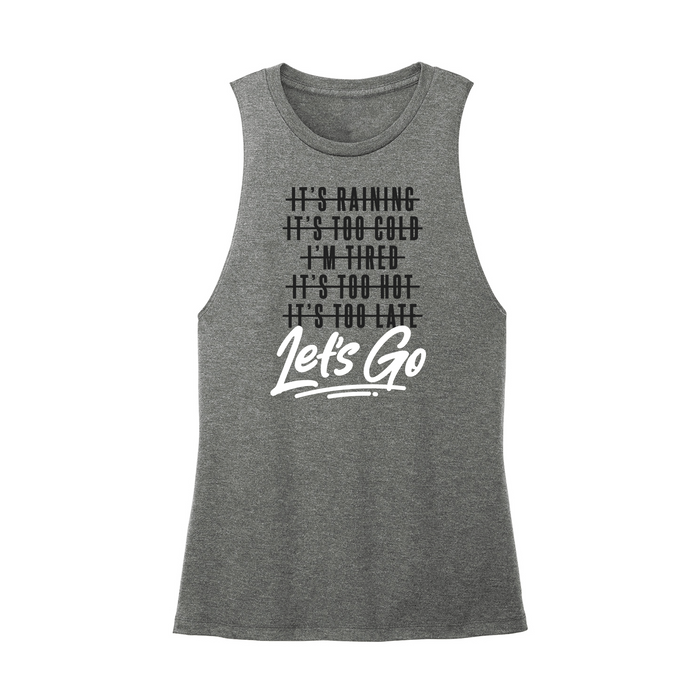 Womens X-Small Dark Gray Muscle Tank