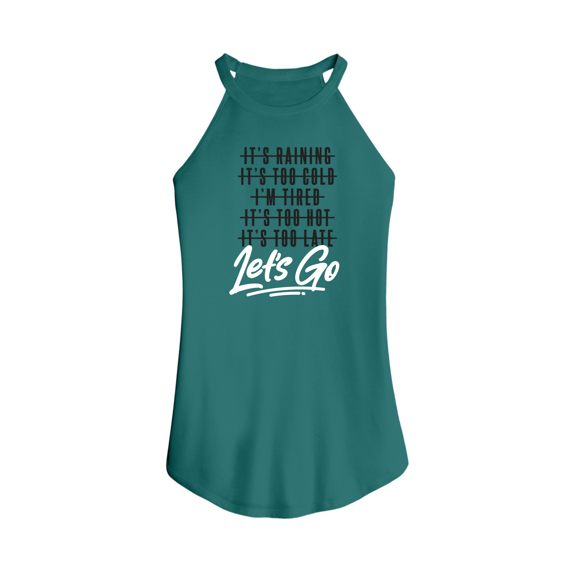 Womens X-Small Teal Tank Top