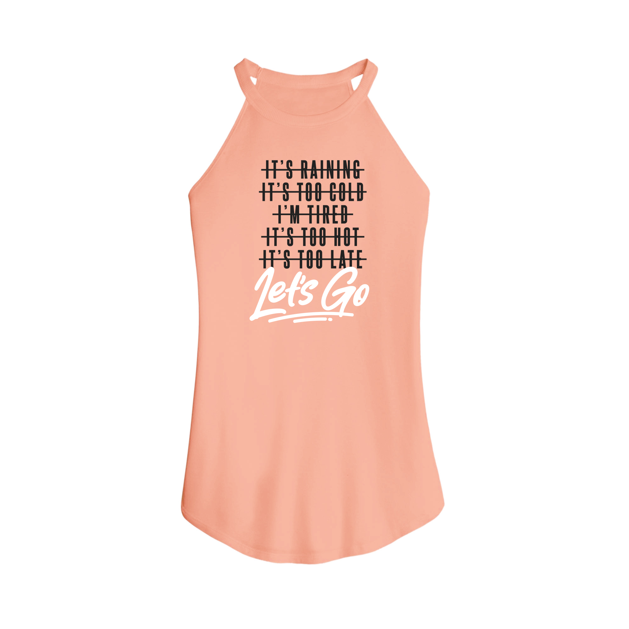 Womens X-Small Peach Tank Top
