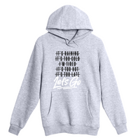Unisex Small Heather Gray Pullover Hooded Sweatshirt