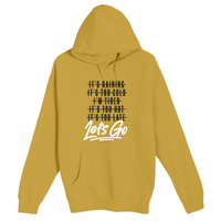Unisex Small Antique Gold Pullover Hooded Sweatshirt