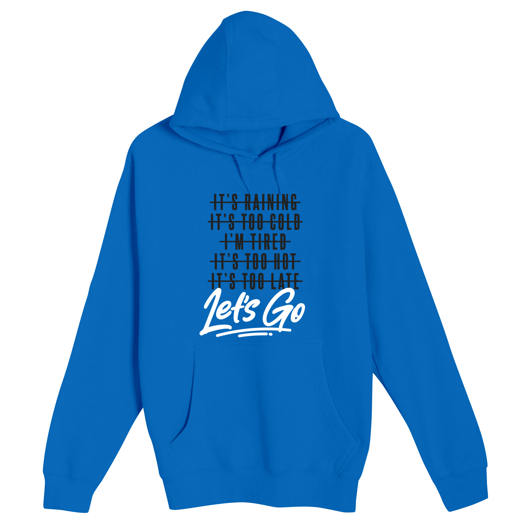 Unisex Small True Royal Pullover Hooded Sweatshirt