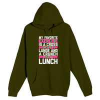 Unisex Small Army Pullover Hooded Sweatshirt