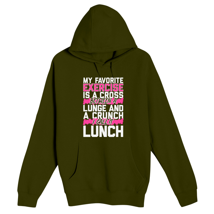 Unisex Small Army Pullover Hooded Sweatshirt