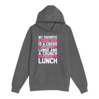 Unisex Small Charcoal Heather Pullover Hooded Sweatshirt