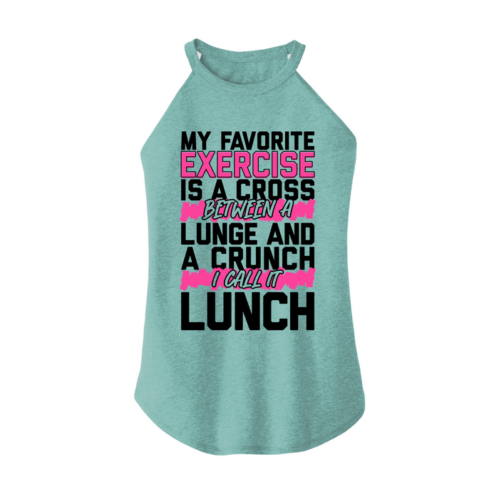 Womens X-Small Teal Rocker Tank Top