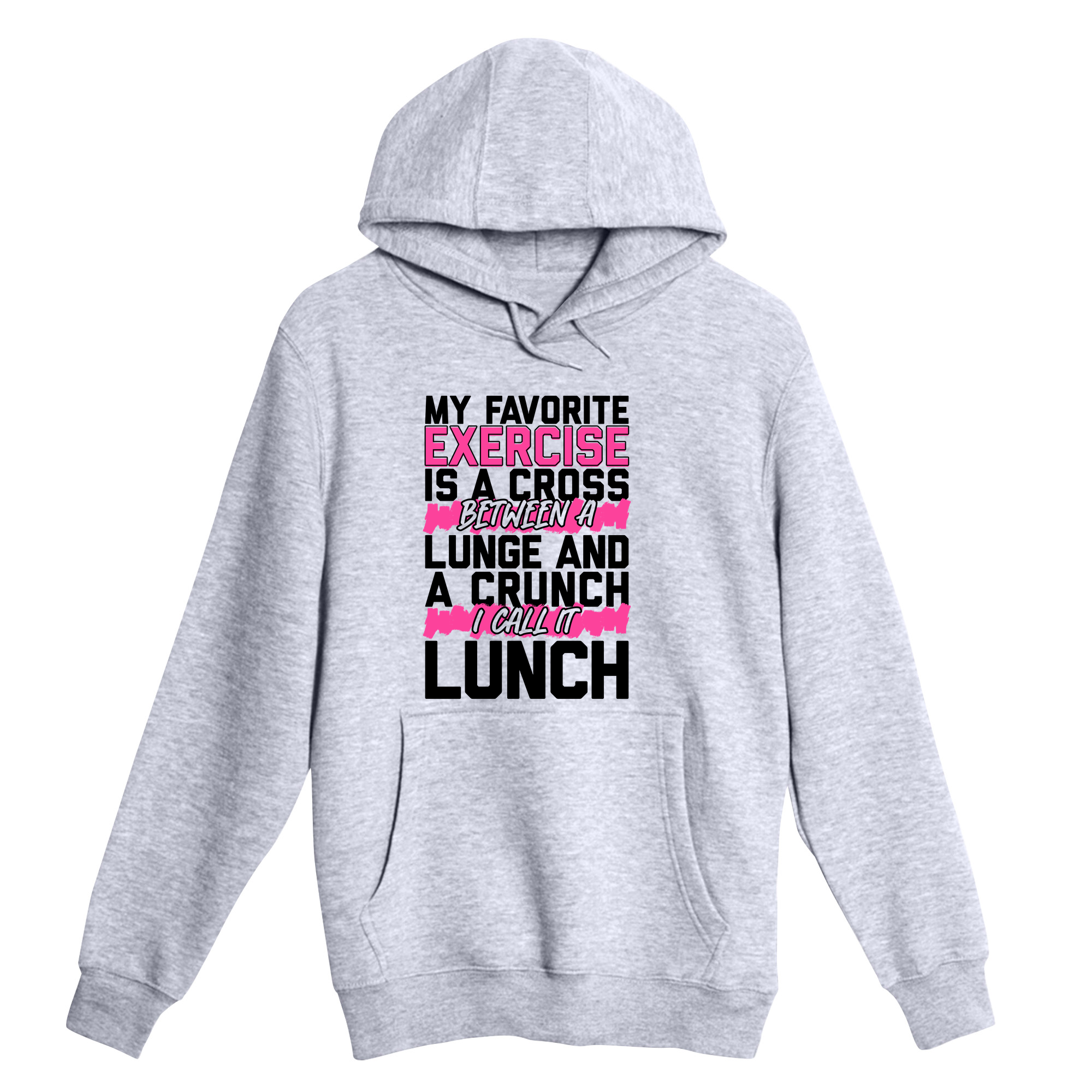 Unisex Small Heather Gray Pullover Hooded Sweatshirt