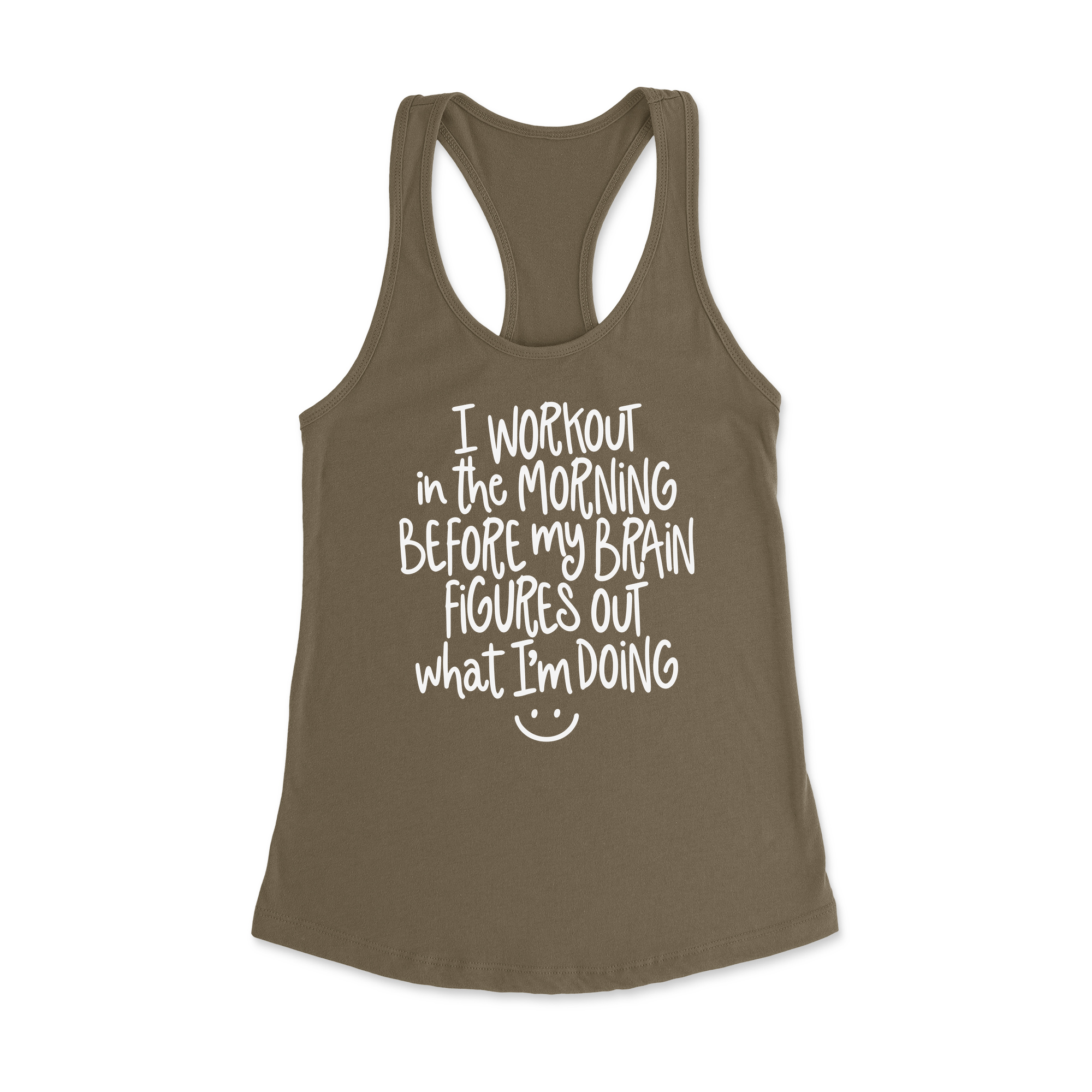 Womens X-Small Military Green Style_Tank Top