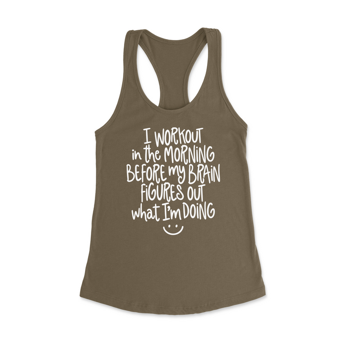 Womens X-Small Military Green Style_Tank Top