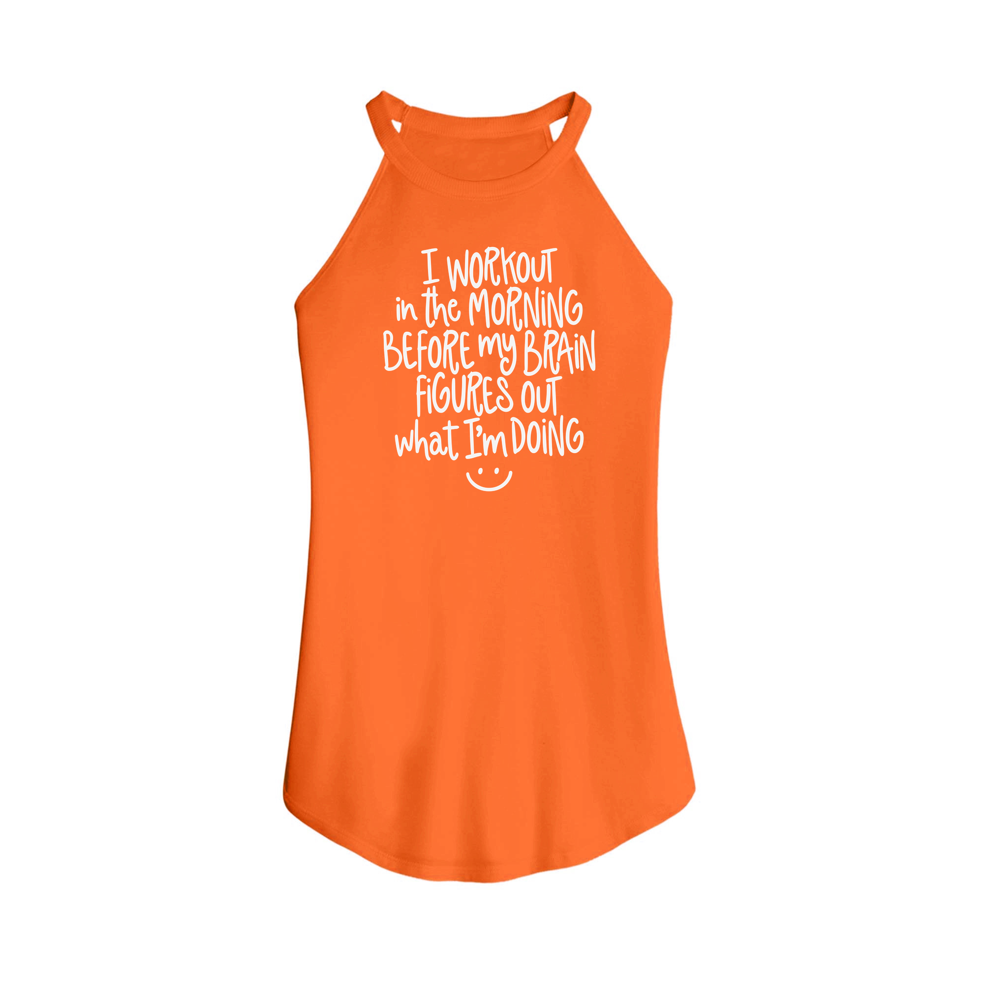 Womens X-Small Orange Tank Top
