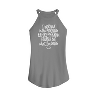 Womens X-Small Charcoal Tank Top
