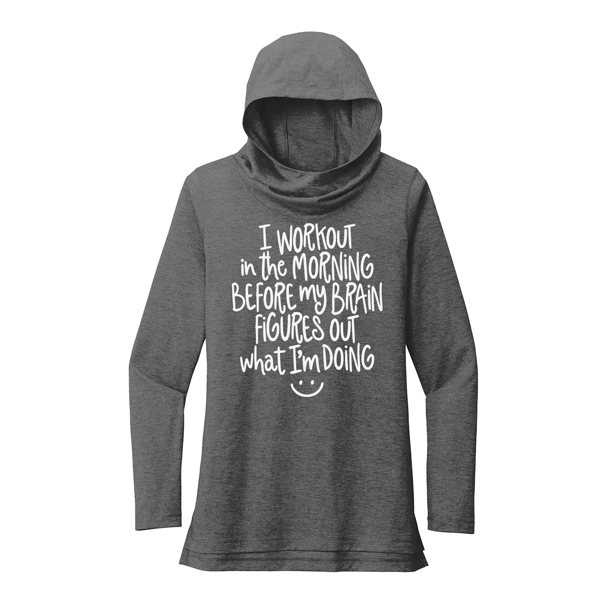 Womens X-Small Dark Gray Hoodie