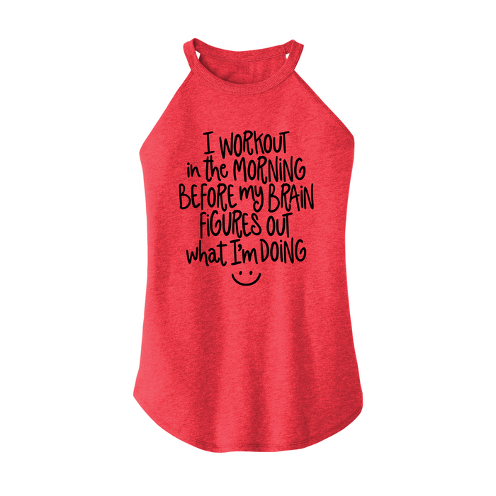Womens X-Small Red Rocker Tank Top