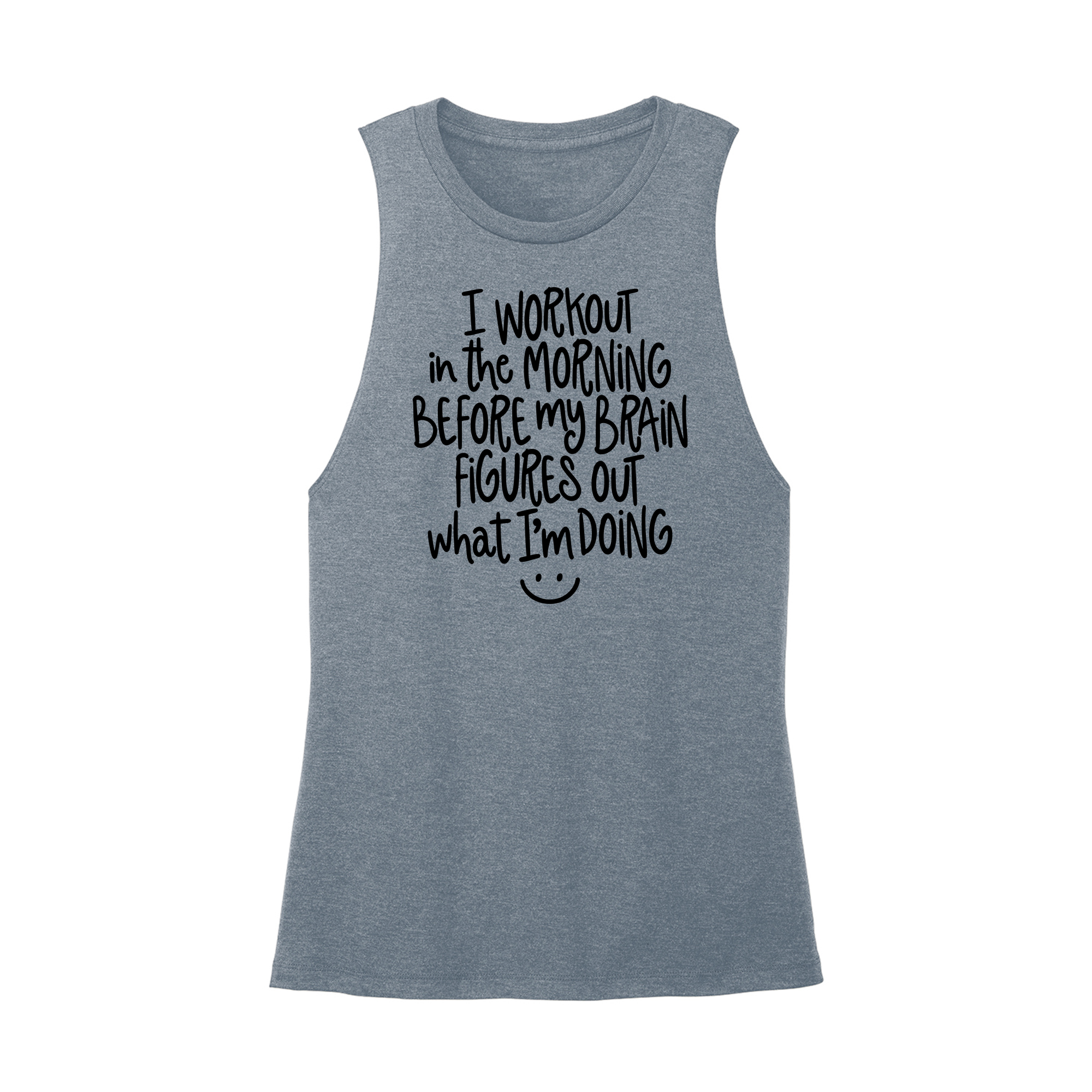 Womens X-Small Teal Muscle Tank