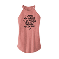 Womens X-Small Light Pink Tank Top