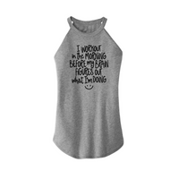 Womens X-Small Heather Gray Tank Top