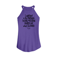 Womens X-Small Purple Tank Top