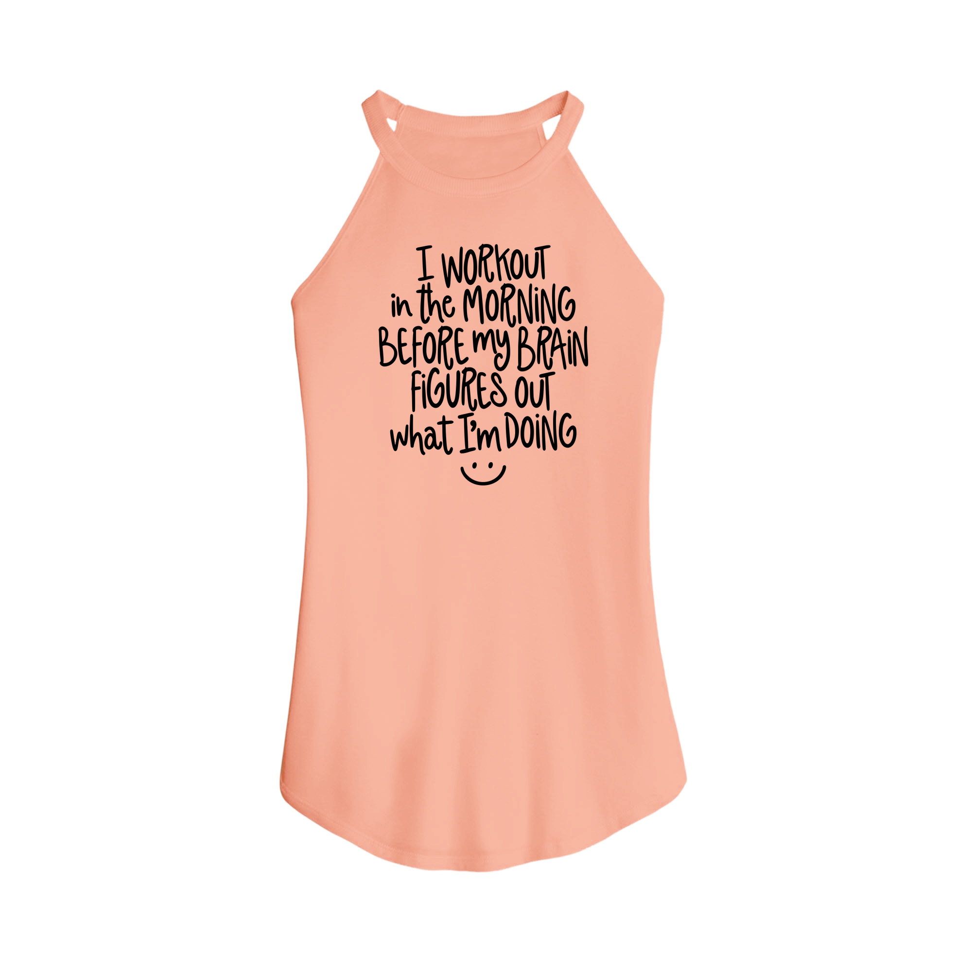 Womens X-Small Peach Tank Top