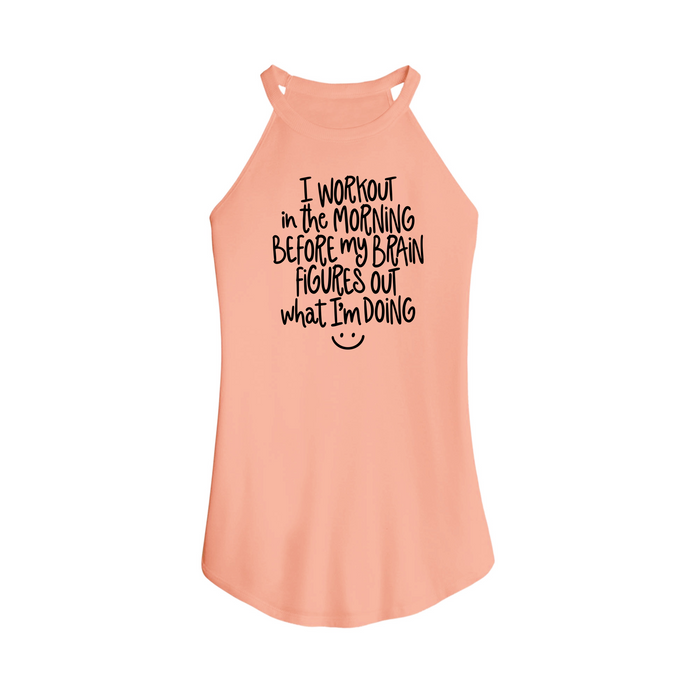 Womens X-Small Peach Tank Top