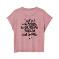 Womens Small MAUVE Style_T-Shirt