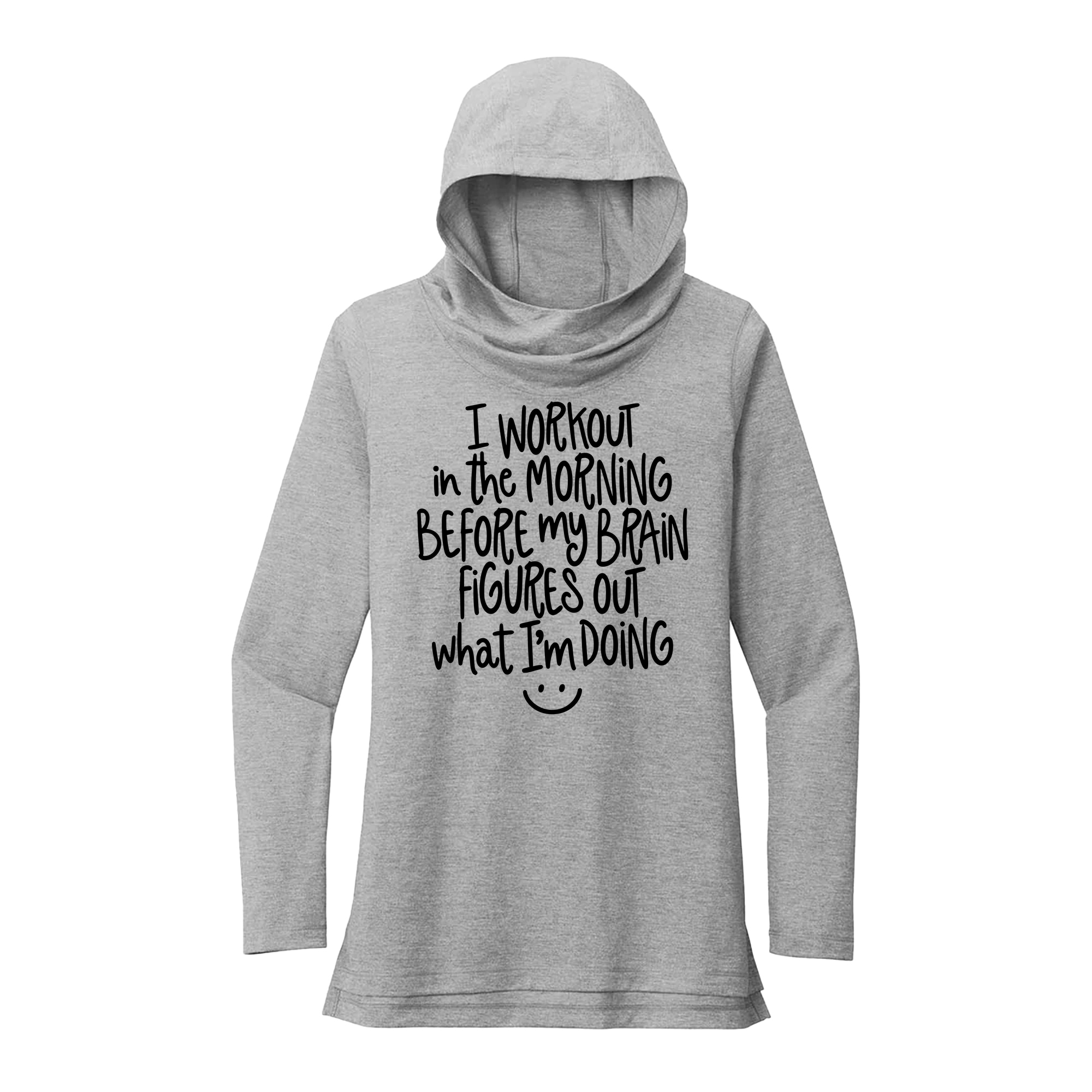 Womens X-Small Heather Gray Hoodie