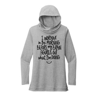Womens X-Small Heather Gray Hoodie