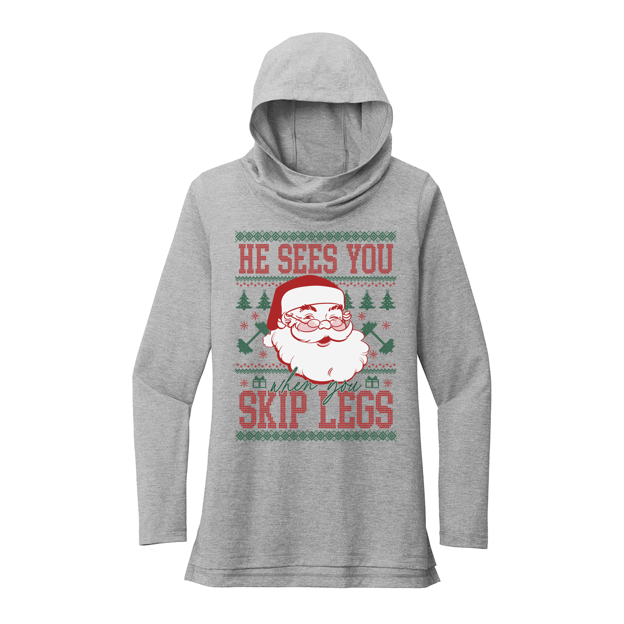 Womens X-Small Heather Gray Hoodie