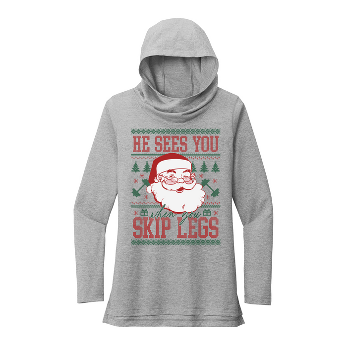 Womens X-Small Heather Gray Hoodie
