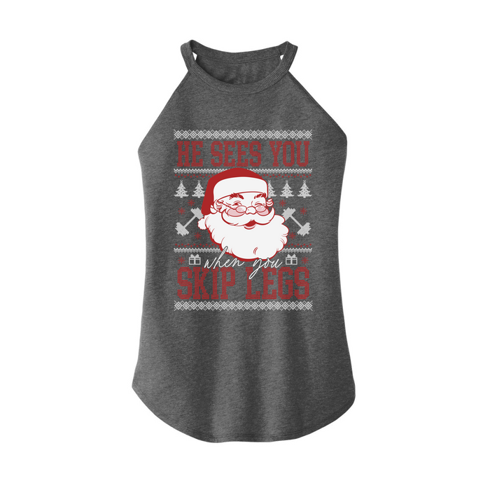 Womens X-Small Grey Rocker Tank Top