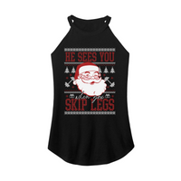 Womens X-Small Black Rocker Tank Top