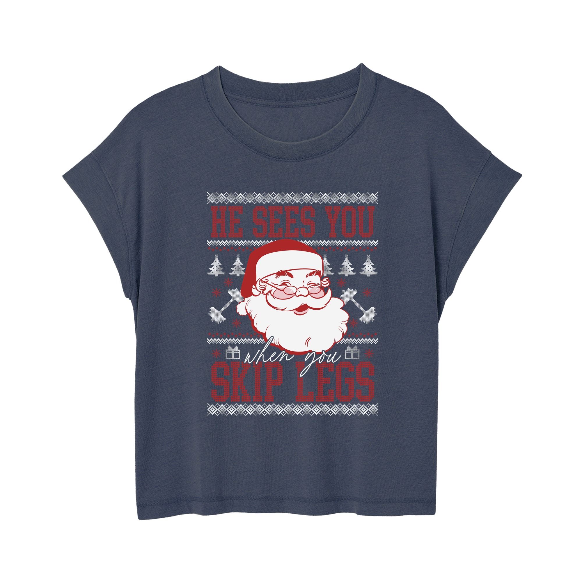Womens Small Navy Style_T-Shirt