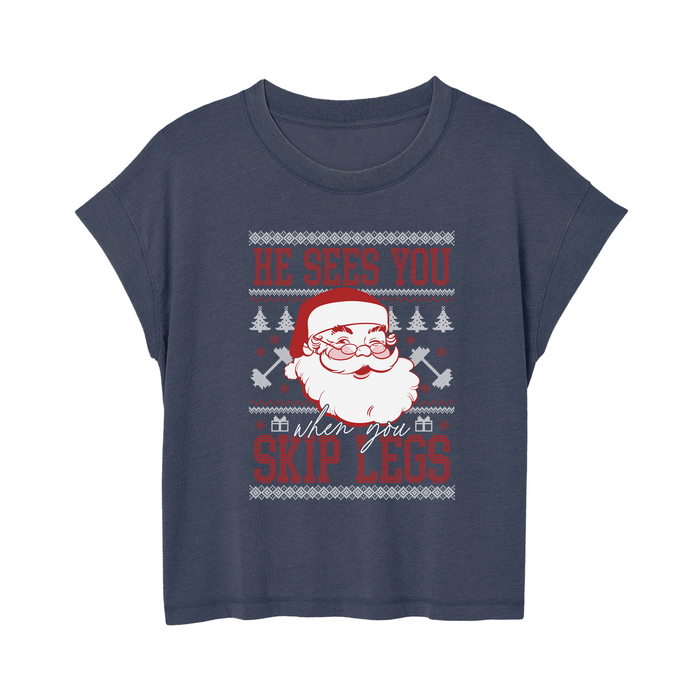 Womens Small Navy Style_T-Shirt