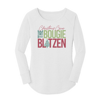 Womens X-Small White Long Sleeve Tunic Tee
