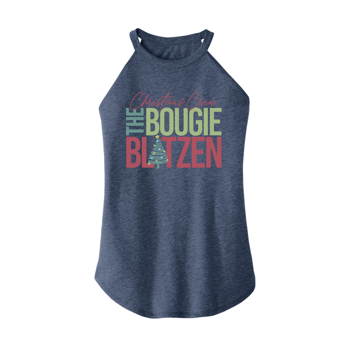 Womens X-Small Navy Heather Rocker Tank Top