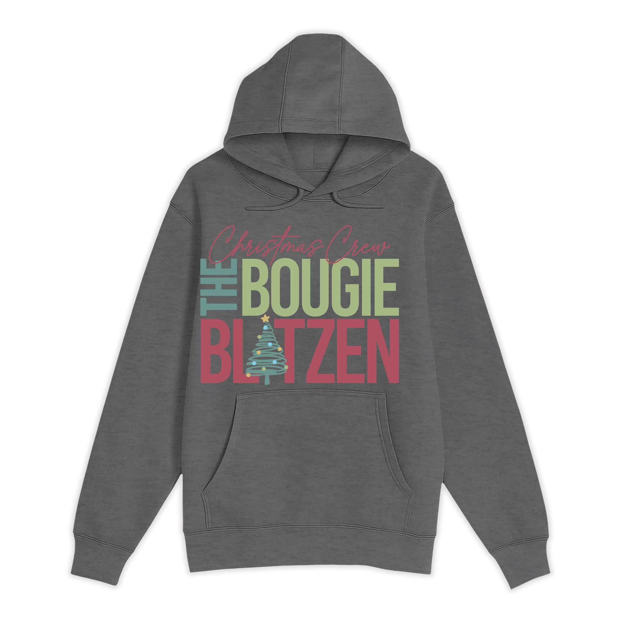 Unisex Small Charcoal Heather Pullover Hooded Sweatshirt