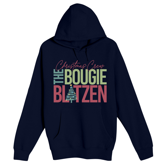 Unisex Small Navy Pullover Hooded Sweatshirt